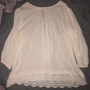 Flowy off white blouse